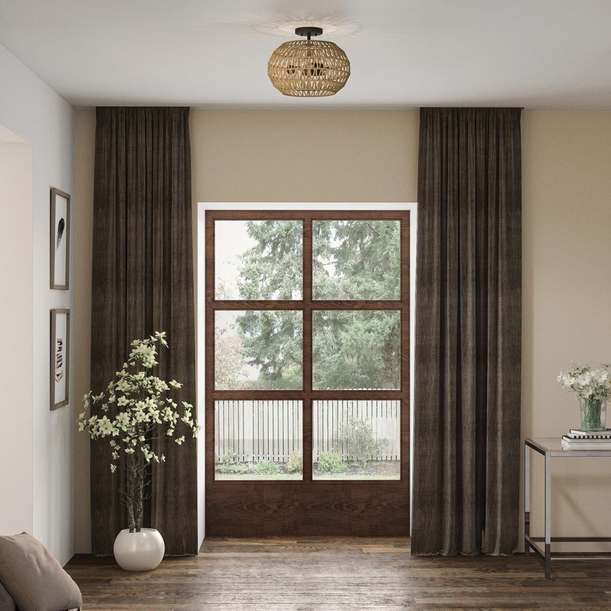 Quoizel - Kattovalaisin CASABLANCA 3xE27/60W/230V ruskea