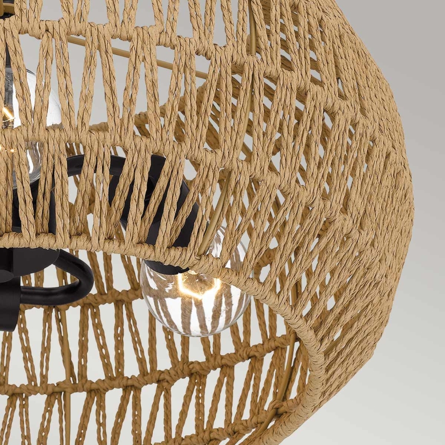 Quoizel - Kattovalaisin CASABLANCA 3xE27/60W/230V ruskea