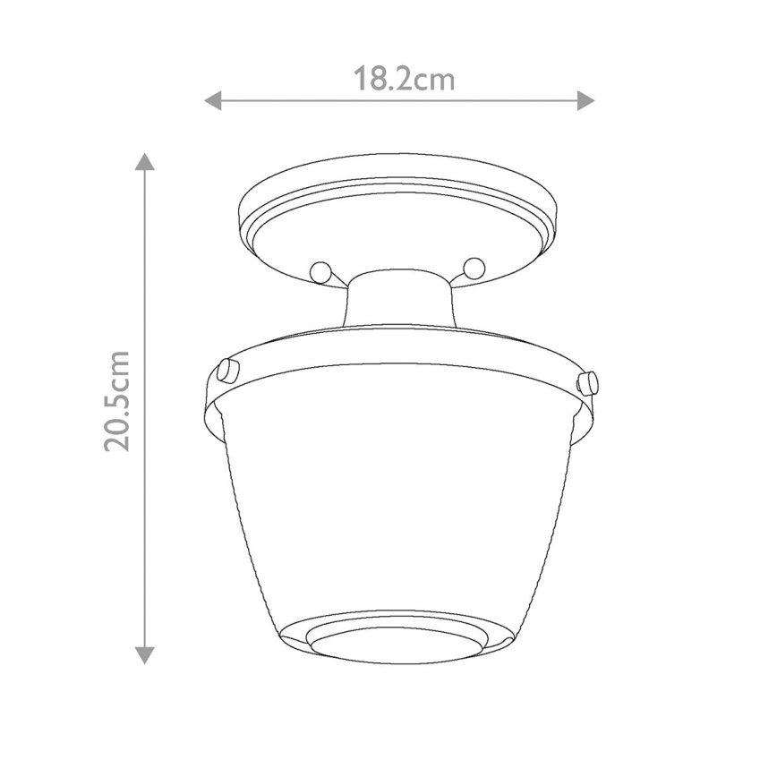Quoizel - Kylpyhuoneen kattovalaisin DUBLIN 1xE27/40W/230V IP44 kiiltävä kromi
