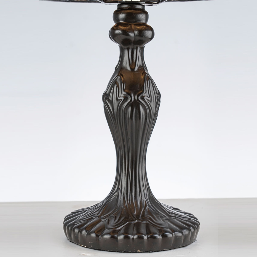 Quoizel - Tiffany-pöytävalaisin LARISSA 1xE14/40W/230V Ø 20 cm