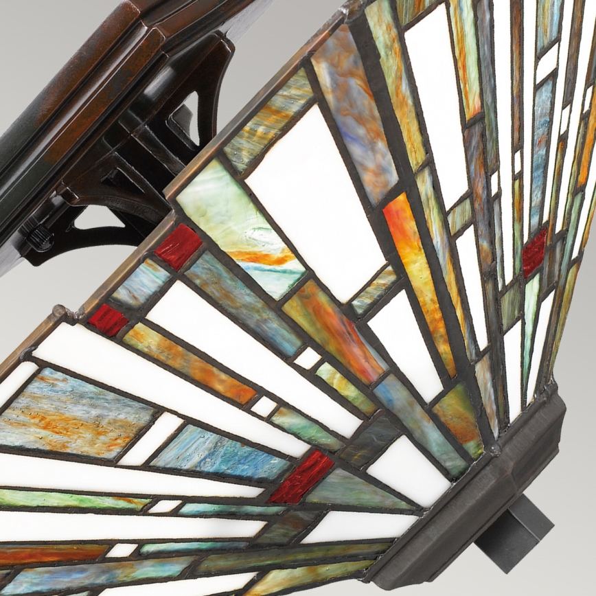 Quoizel - Tiffany MAYBECK kattovalaisin 2xE27/60W/230V