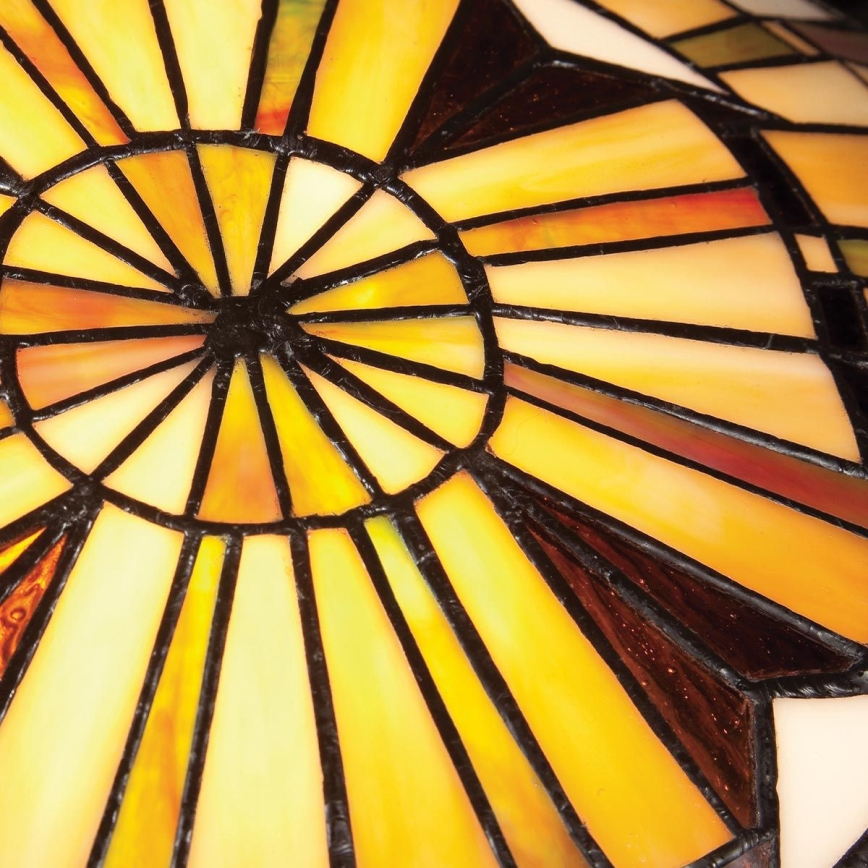 Quoizel - Kattovalaisin Tiffany REED 2xE27/60W/230V halkaisija 42 cm