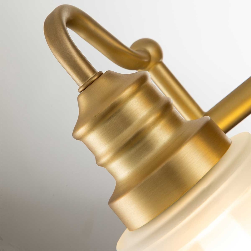 Quoizel - LED-kylpyhuoneen seinävalaisin SWELL 2xG9/3W/230V IP44 kultainen
