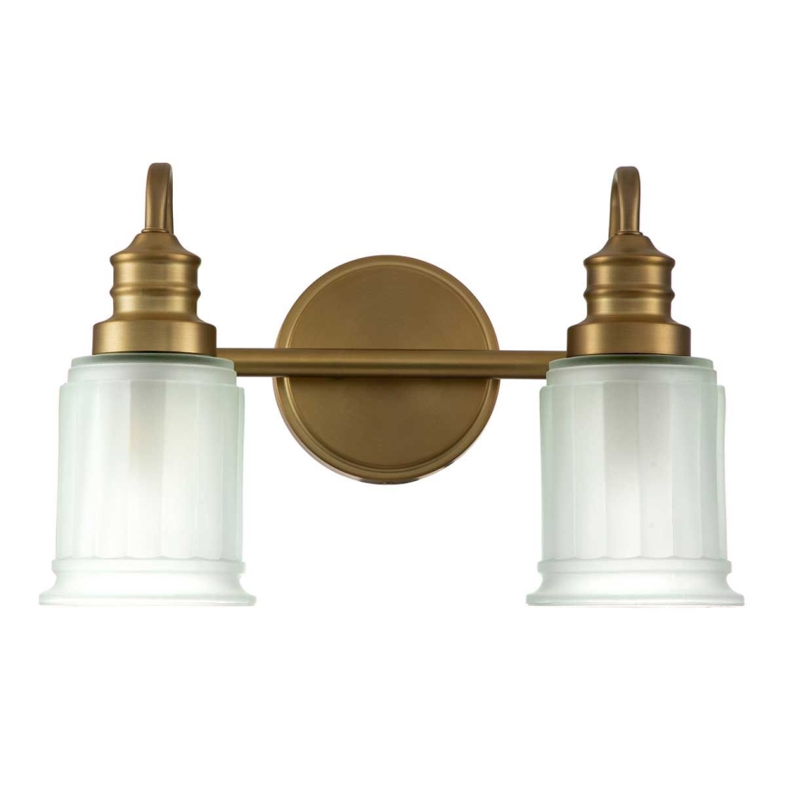 Quoizel - LED-kylpyhuoneen seinävalaisin SWELL 2xG9/3W/230V IP44 kultainen