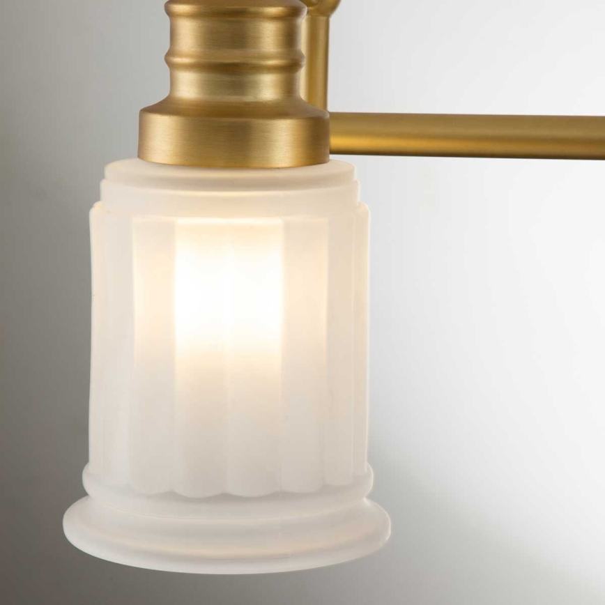 Quoizel - LED-seinävalaisin SWELL 3xG9/3W/230V IP44 kullanvärinen