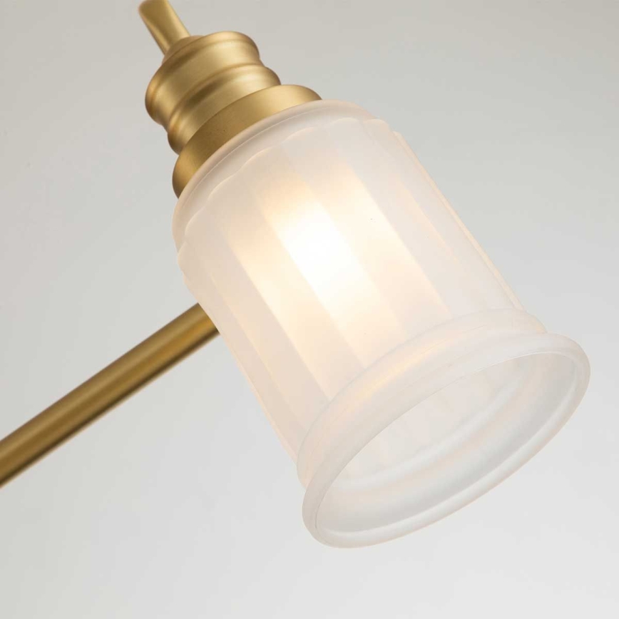 Quoizel - LED-seinävalaisin SWELL 3xG9/3W/230V IP44 kullanvärinen