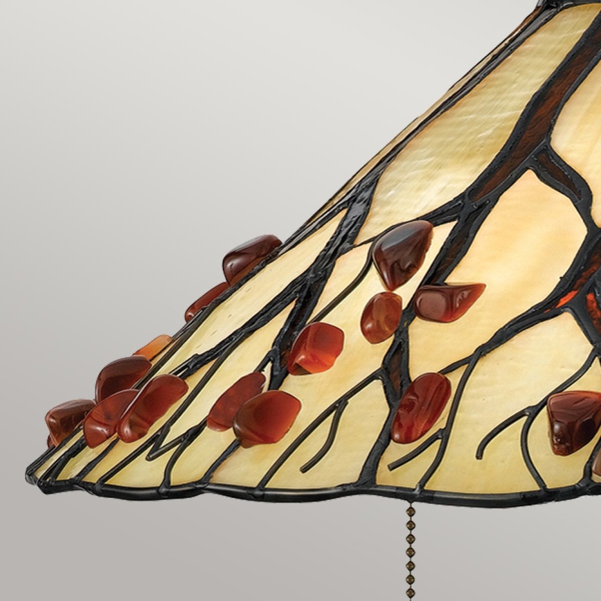 Quoizel - Pöytälamppu Tiffany WHISPERING 2xE27/60W/230V