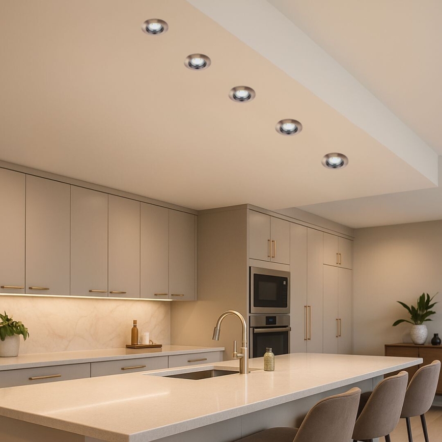 Rabalux - SETTI 3xLED Upotettu valo 3xGU10/3W/230V IP40