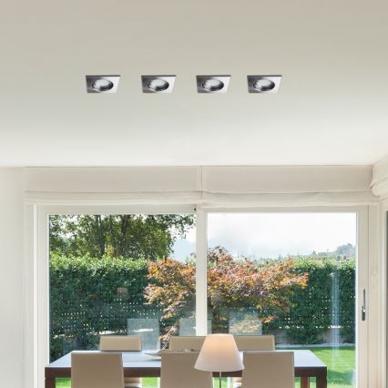 Rabalux - SETTI 3 kpl LED-kylpyhuoneen upotusalasvalaisinta, 1x GU10/3W/230V IP44