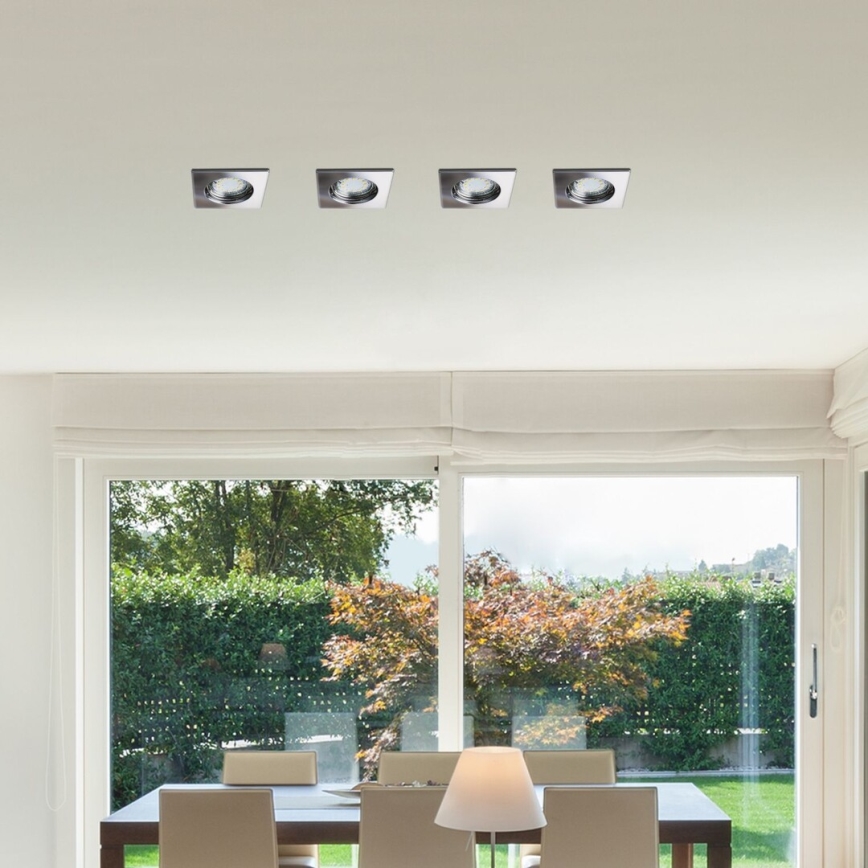 Rabalux - SETTI 3 kpl LED-kylpyhuoneen upotusalasvalaisinta, 1x GU10/3W/230V IP44