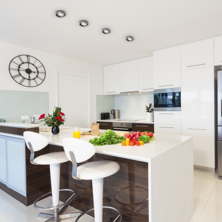 Rabalux - SETTI 3xLED uppovalaisin 1xGU10/3W/230V IP40