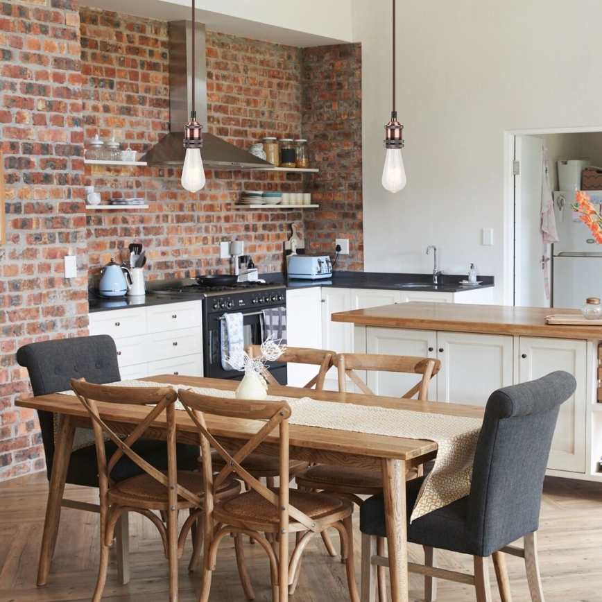 Rabalux - Riippuvalaisin E27/40W pronssi