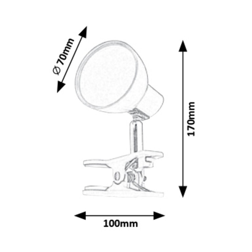 Rabalux - LED-lamppu kiinnikkeellä LED/5W/230V