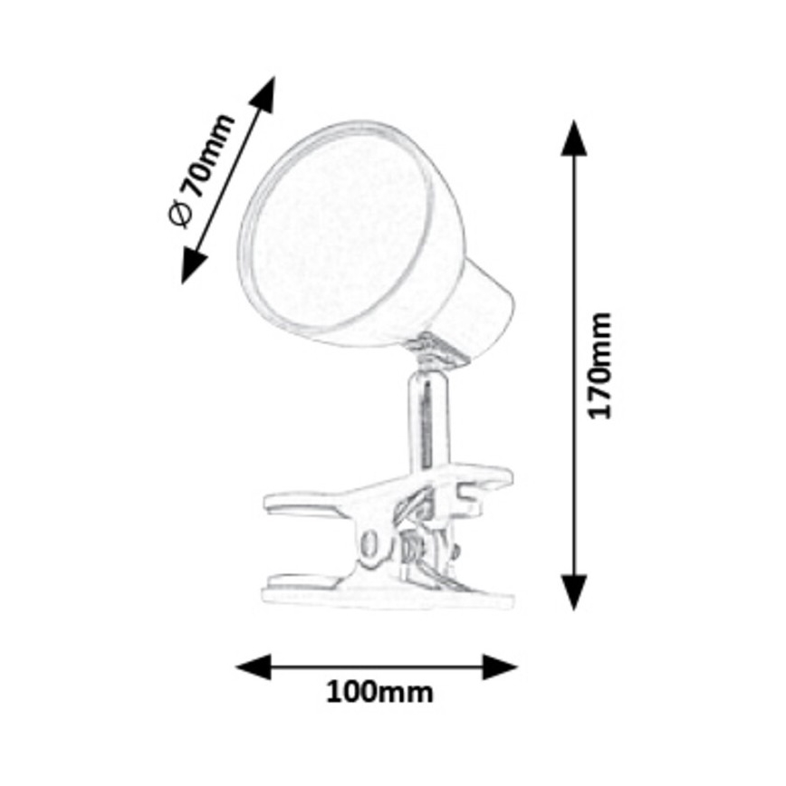 Rabalux - LED-lamppu kiinnikkeellä LED/5W/230V