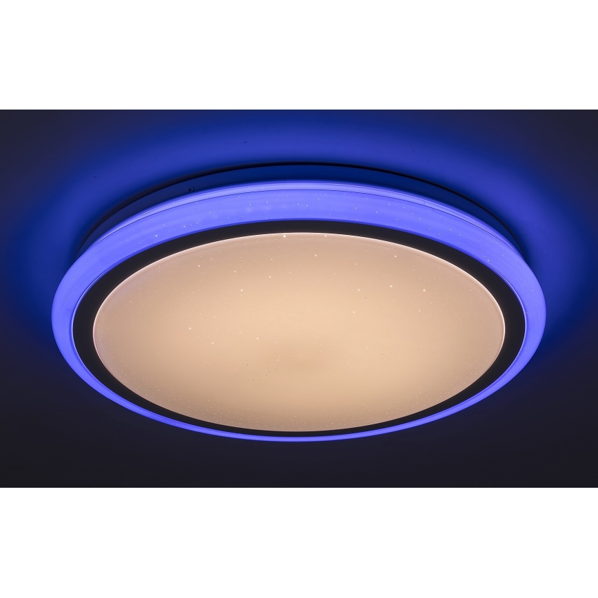 Rabalux - himmennettävä RGB-LED-kattovalaisin kaukosäätimellä LED/32W/230V halkaisija 40 cm