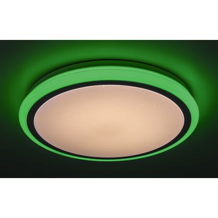 Rabalux - himmennettävä RGB-LED-kattovalaisin kaukosäätimellä LED/32W/230V halkaisija 40 cm