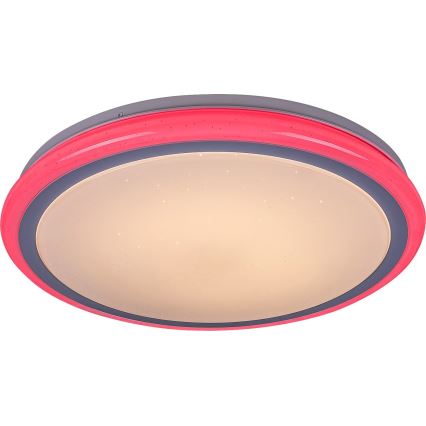 Rabalux - himmennettävä RGB-LED-kattovalaisin kaukosäätimellä LED/32W/230V halkaisija 40 cm