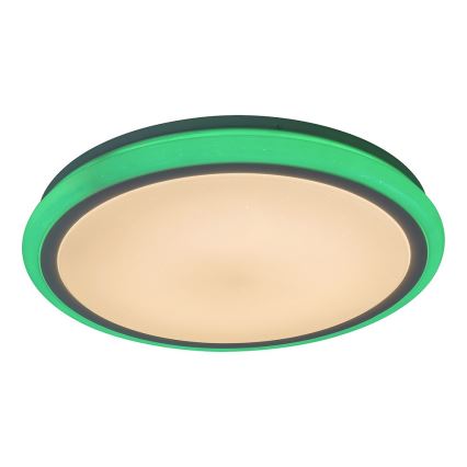 Rabalux - himmennettävä RGB-LED-kattovalaisin kaukosäätimellä LED/32W/230V halkaisija 40 cm