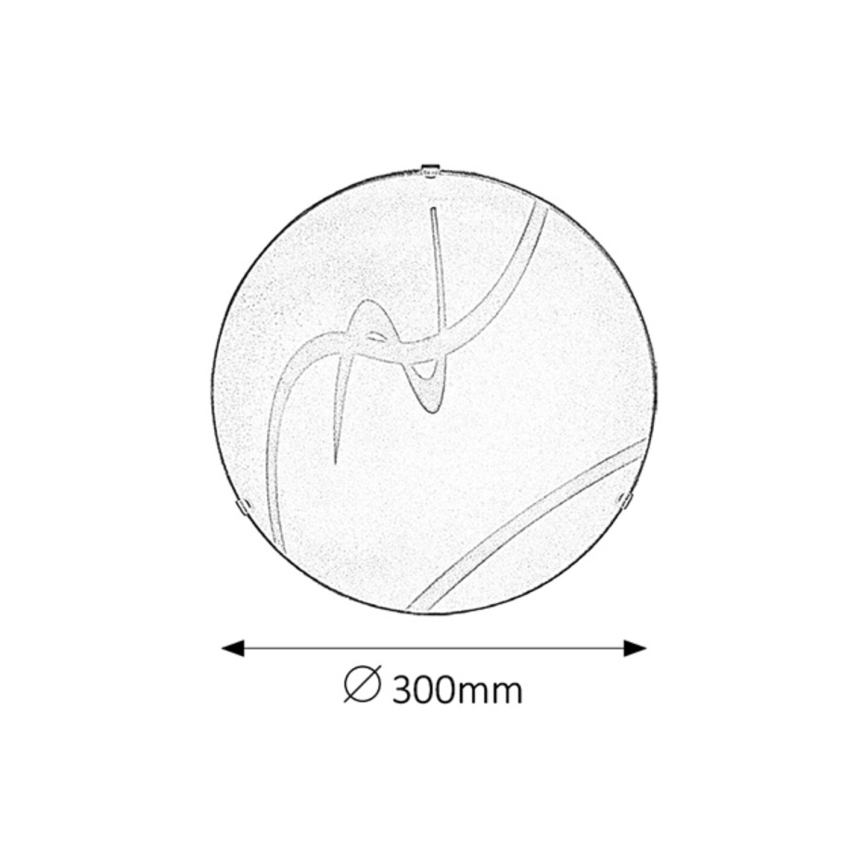 Rabalux - Kattovalo 1xE27/60W/230V