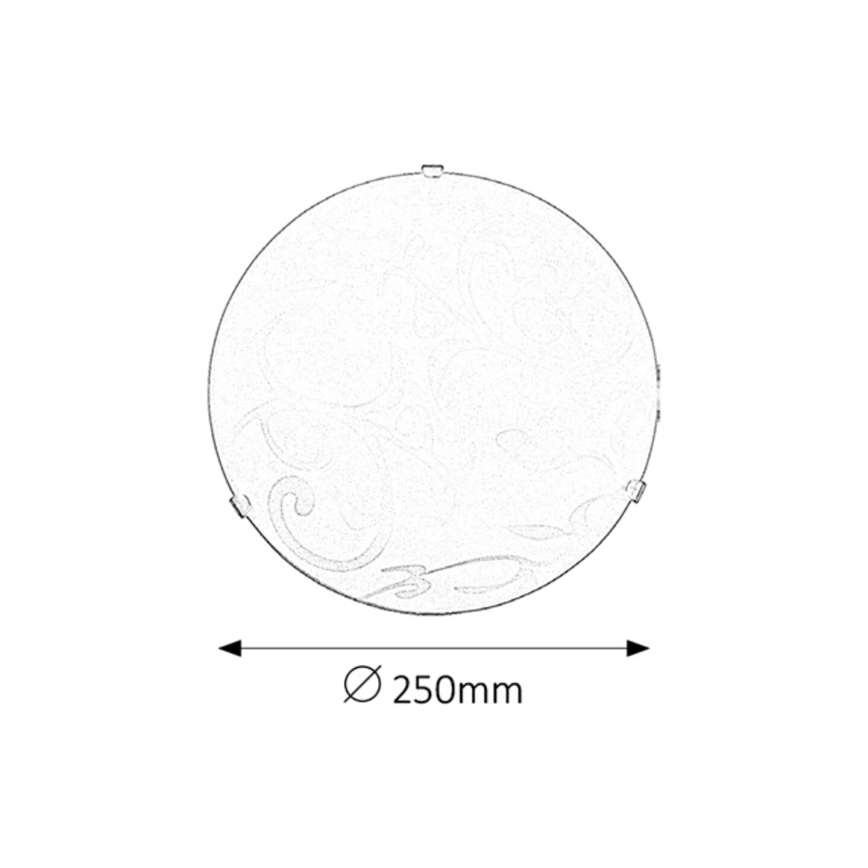 Rabalux - Kattovalo 1xE27/60W/230V