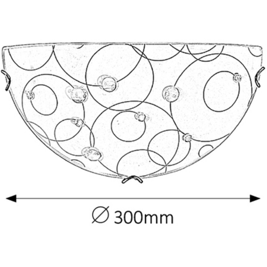 Rabalux 1960 - Seinävalaisin JOLLY 1xE27/60W/230V
