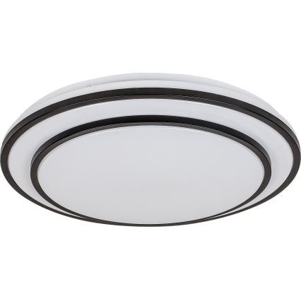 Rabalux - himmennettävä LED-kattovalaisin LED/40W/230V 3000-6500K, musta, halkaisija 49 cm + kauko-ohjain