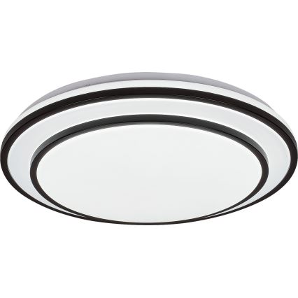 Rabalux - himmennettävä LED-kattovalaisin LED/40W/230V 3000-6500K, musta, halkaisija 49 cm + kauko-ohjain