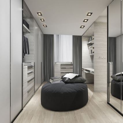 Rabalux - Upotettava kattovalaisin 1xGU5,3/25W/12V neliö