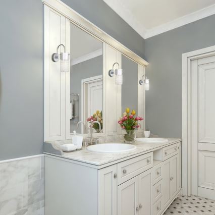 Rabalux - Kylpyhuoneen seinävalaisin 1xE14/40W/230V IP44 kiiltävä kromi