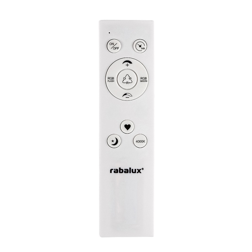 Rabalux - LED RGB Himmennettävä kattovalaisin LED/22W/230V Wi-Fi Tuya + kaukosäädin halkaisija 41,5 cm