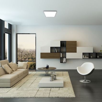 Rabalux - LED RGB himmennettävä kattovalaisin LED/22W/230V Wi-Fi Tuya + kaukosäädin 42x42 cm