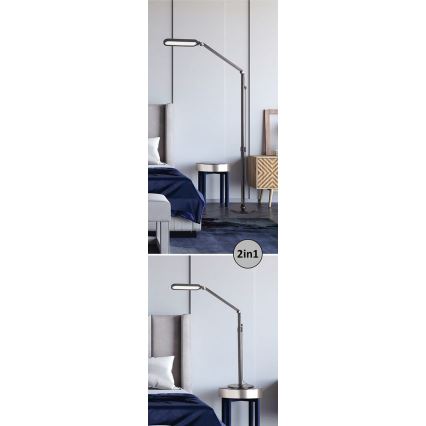 Rabalux - LED Himmennettävä kosketus lattialamppu LED/13W/230V 3000-6000K musta