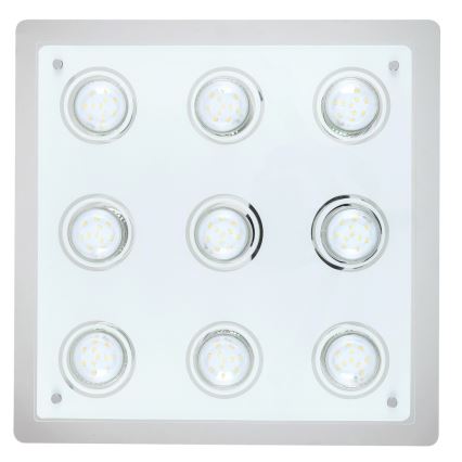 Rabalux - LED-kattovalaisin NAOMI 9xGU10/5W 38x38 cm