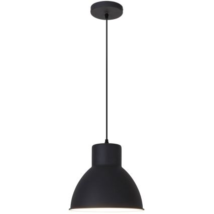 Rabalux - Kattokruunu 1xE27/60W/230V musta