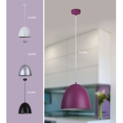 Rabalux - Riippuvalaisin OLIVIA 1xE27/60W/230V Ø 30 cm