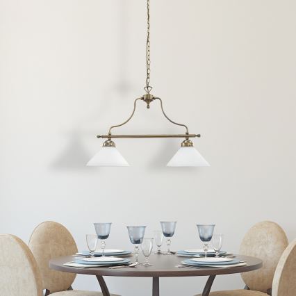 Rabalux 2707 - Kattokruunu ketjussa MARIAN 2xE27/60W/230V