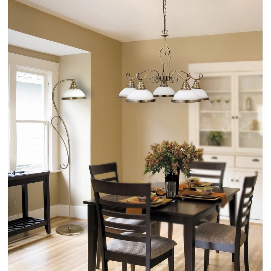 Rabalux 2755 - Kattokruunu ELISETT 5xE27/60W/230V