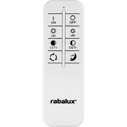 Rabalux - Himmennettävä pinta-asennettava LED-kattovalaisin LED/48W/230V 3000K/4000K/6000K + kaukosäädin 49,5x49,5 cm