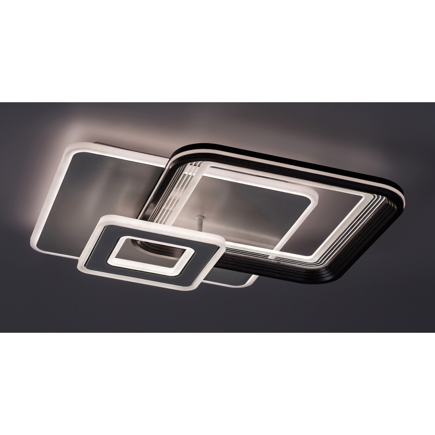 Rabalux - Himmennettävä pinta-asennettava LED-kattovalaisin LED/48W/230V 3000K/4000K/6000K + kaukosäädin 49,5x49,5 cm