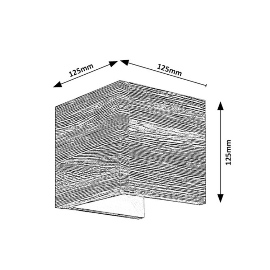 Rabalux  - LED-seinävalaisin CINNAMON LED/7W/230V