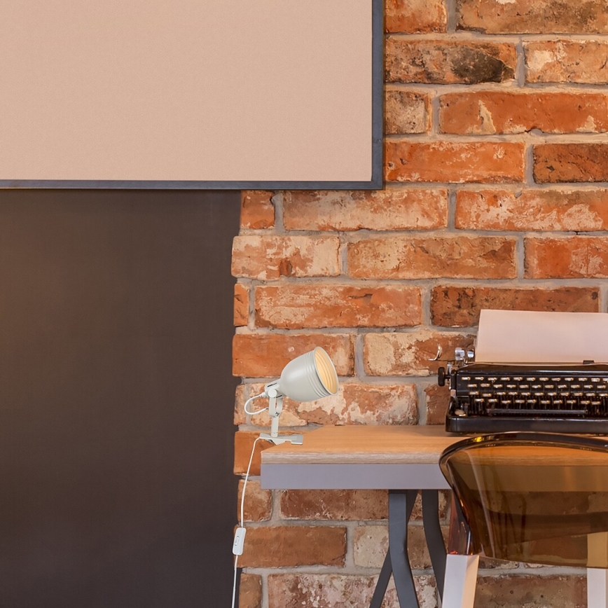 Rabalux 3093 - Kohdevalo klipsillä 1xE14/25W/230V beige