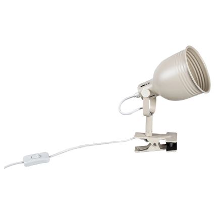Rabalux 3093 - Kohdevalo klipsillä 1xE14/25W/230V beige