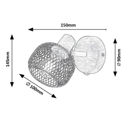 Rabalux - Seinäkohdevalo 1xE14/40W/230V