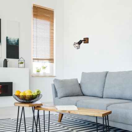 Rabalux - Seinäkohdevalo 1xE14/40W/230V tammi