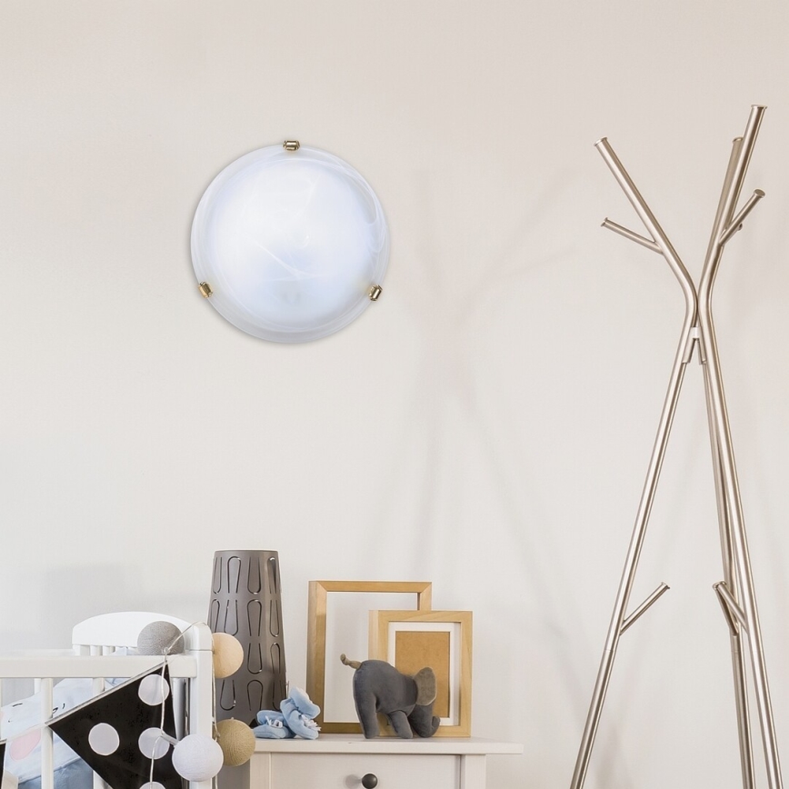 Rabalux - Kattovalaisin 1xE27/60W/230V alabasterilasi