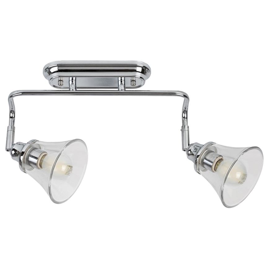 Rabalux - Kylpyhuoneen kohdevalaisin 2xE14/40W/230V IP44