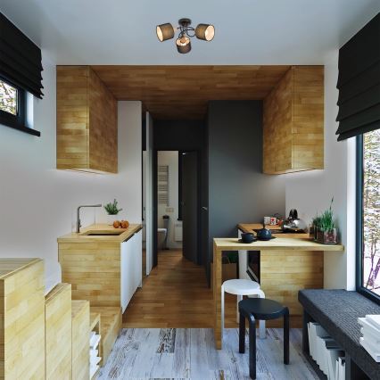 Rabalux - Kiinteä kattokruunu 3xE14/40W/230V