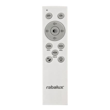 Rabalux - himmennettävä LED-kattovalaisin LED/72W/230V 3000-6500K + kaukosäädin, halkaisija 48 cm