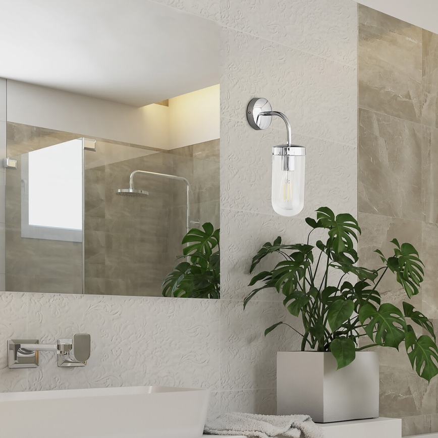 Rabalux - Kylpyhuoneen seinävalaisin 1xE27/60W/230V kiiltävä kromi