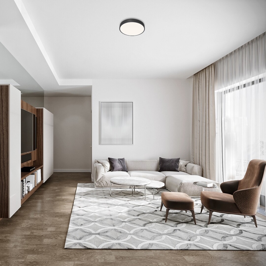Rabalux - LED-kattovalaisin LED/36W/230V, halkaisija 40 cm, musta